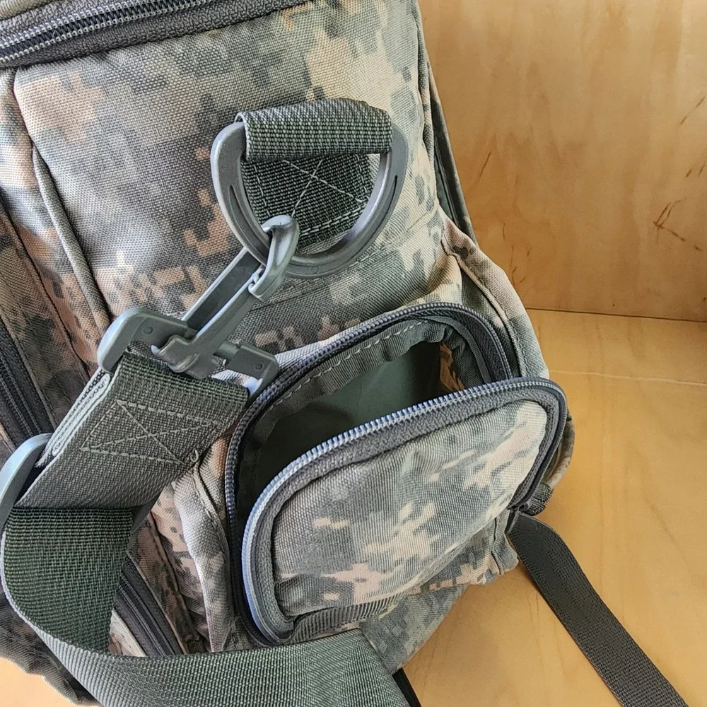 National Guard Digital Camo 3-Way Tactical Laptop Backpack Messenger Bag ACU